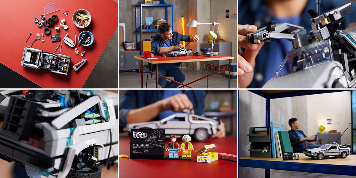 LEGO® Creator: Časovni stroj iz filma Nazaj v prihodnost (10300)