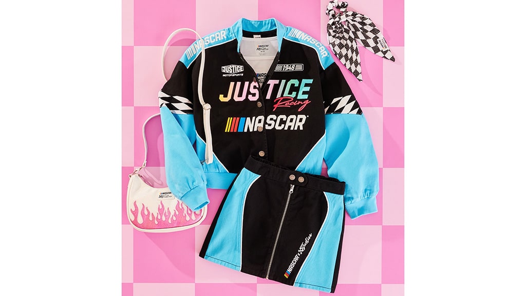 Justice NASCAR kolekcija hitro prinaša modo za najstnike