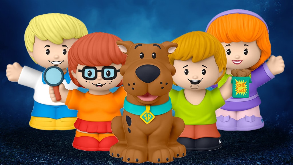 Ta Fisher-Price Scooby-Doo Little People zbirateljski set je super kul