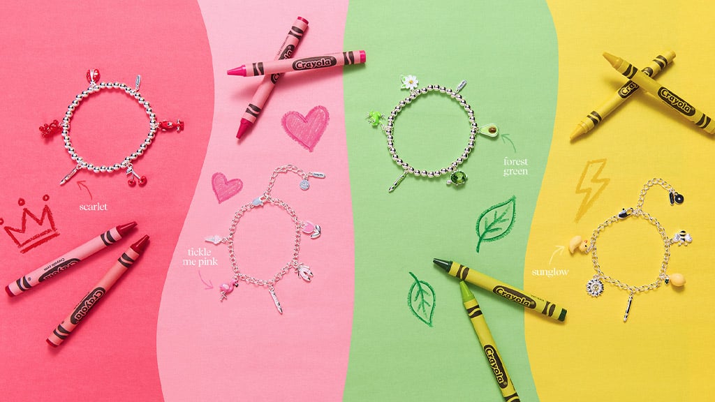Pokaži svoje prave barve z zapestnicami Alex and Ani Crayola!
