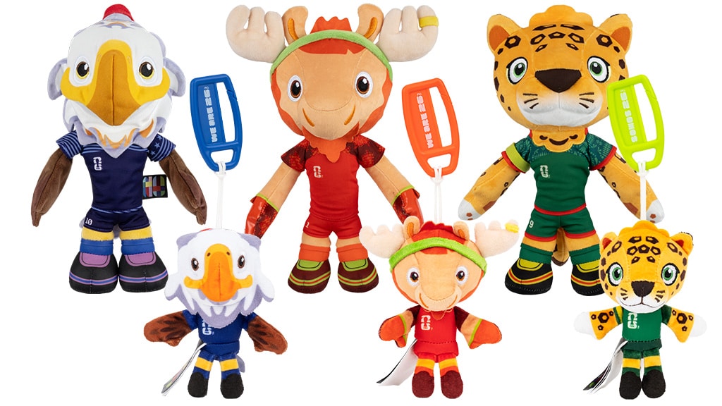 Jazwares FIFA 2026 VB Squishmallows plišaste figure so res kul