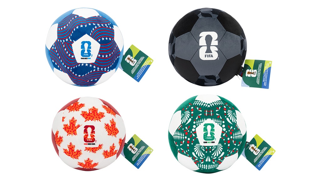 Jazwares FIFA 2026 VB Squishmallows plišaste figure so res kul
