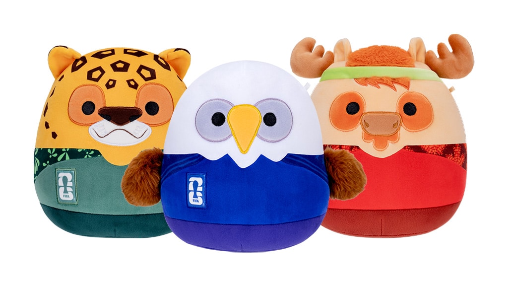 Jazwares FIFA 2026 VB Squishmallows plišaste figure so res kul