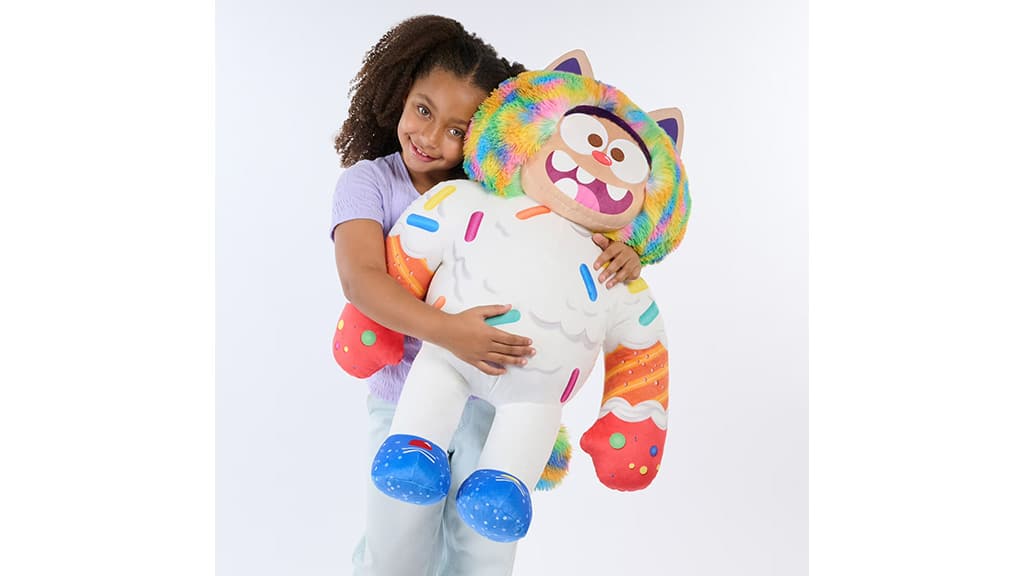 Spin Master Gabi hiša za punčke: Jumbo Cookie Bobby plišasta figura