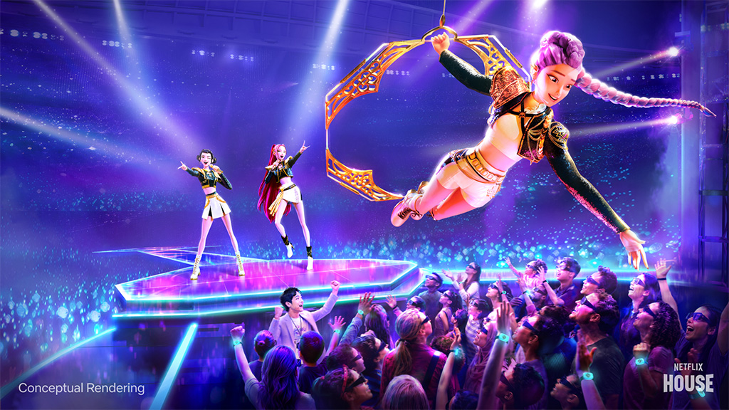 Hiša Netflix se preobraža v zlato z interaktivnim K-Pop Demonovim lovcem