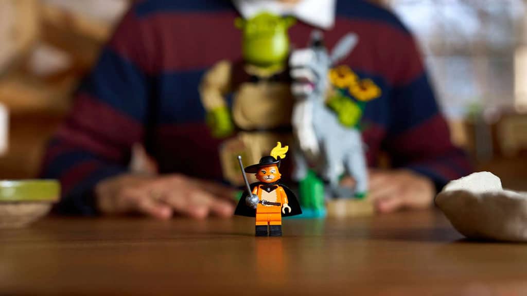 LEGO Ideas Shrek, Donkey in Puss in Boots komplet