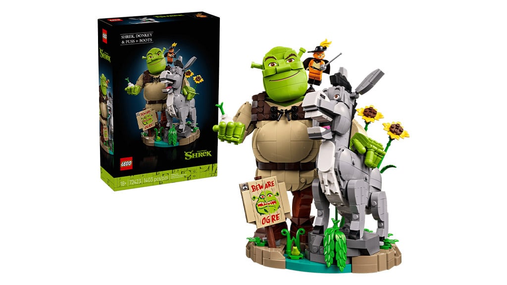 LEGO Ideas Shrek, Donkey in Puss in Boots komplet