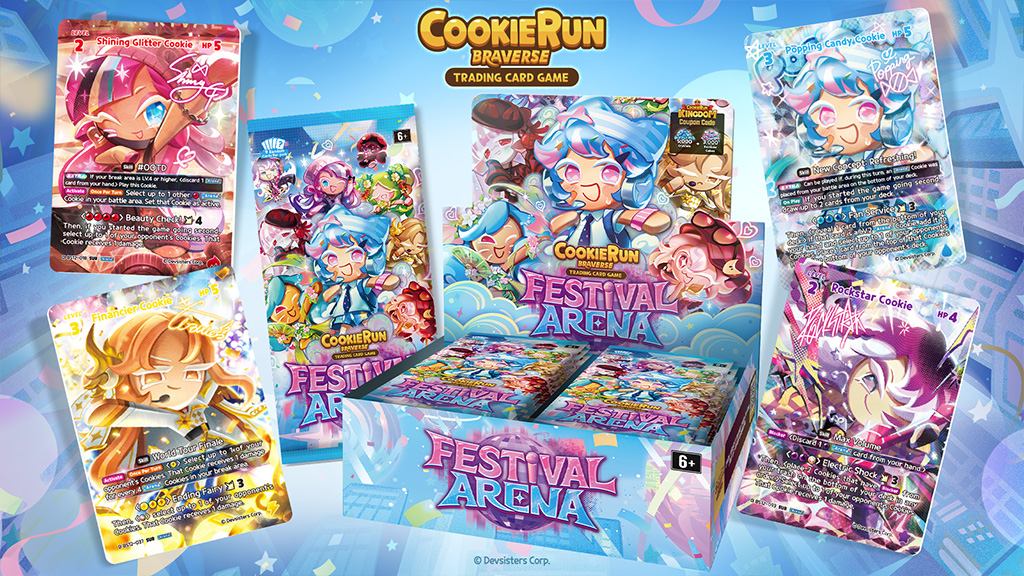 Braverse TCG superzvezda prinaša piškote v Festival Arena Booster paket