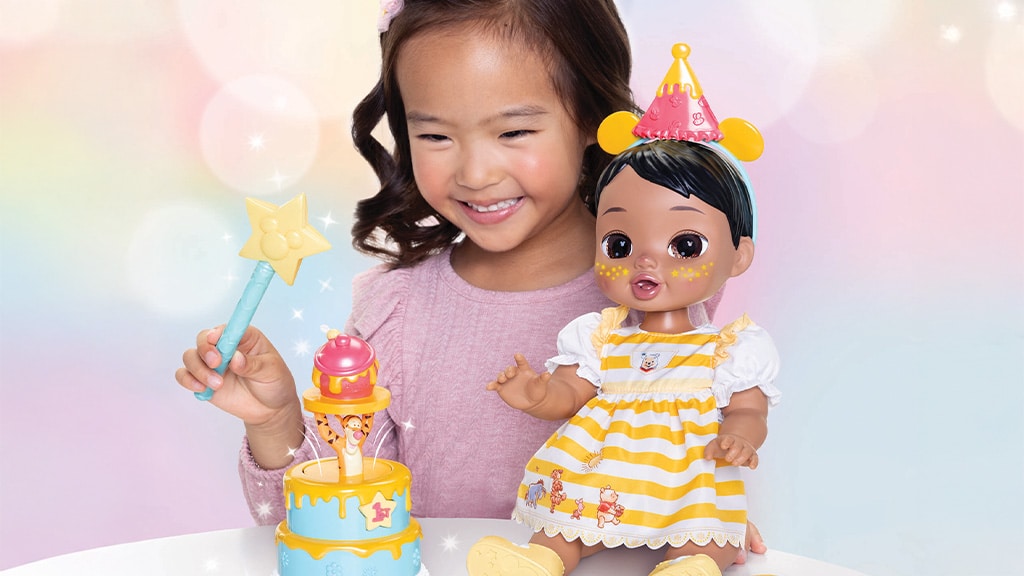 JAKKS Pacific Disney Darlings Čarobna presenečenja za rojstni dan Medvedek Pu