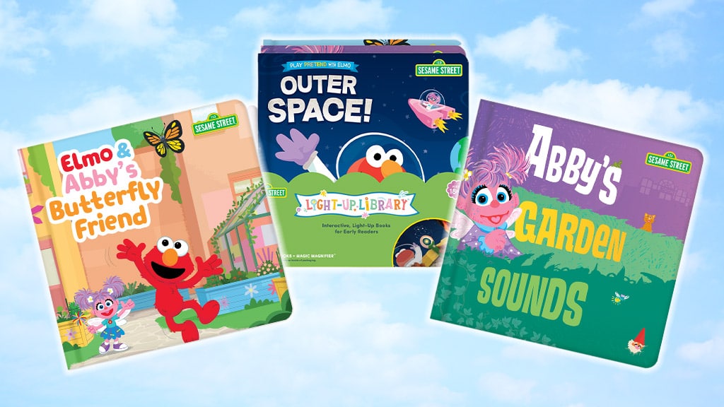 Osvetlite svojo knjižnico z novimi Glo Pals knjigami iz Sesame Street
