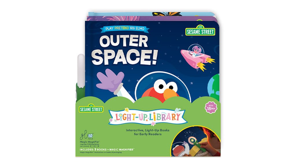 Osvetlite svojo knjižnico z novimi Glo Pals knjigami iz Sesame Street
