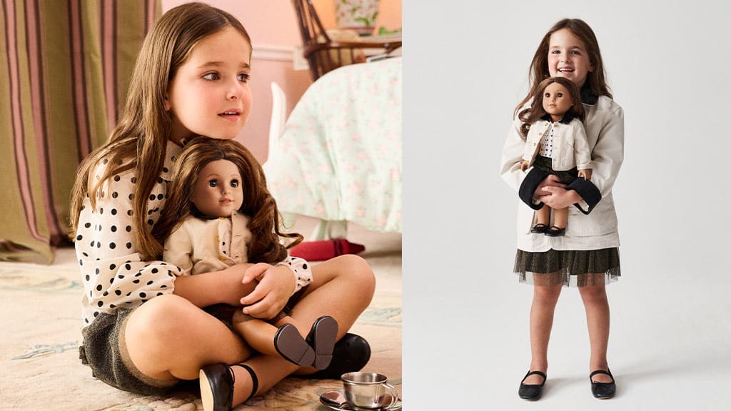 Ta kolekcija J.Crew x American Girl naredi usklajevanje oblačil brezčasno