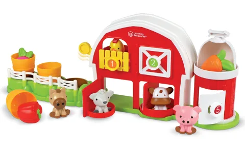 Svetleči marmorni kapljici B. Toys - marmorni tekmovalni komplet