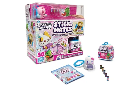 Prilepi, deli in nosi nove Sticki Rolls presenečenja figurice Jazwares