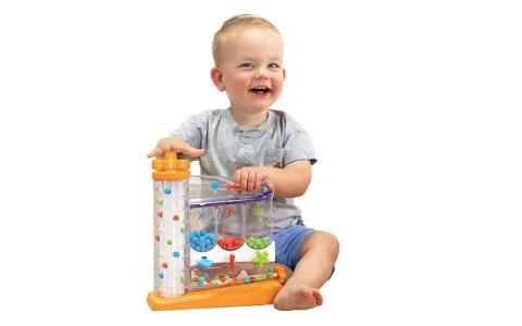 Razvojna igra steza za kroglice Fat Brain Toys SortAgain