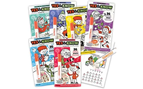 Tree Town Toys Yes & Know delovni zvezki z nevidnim črnilom
