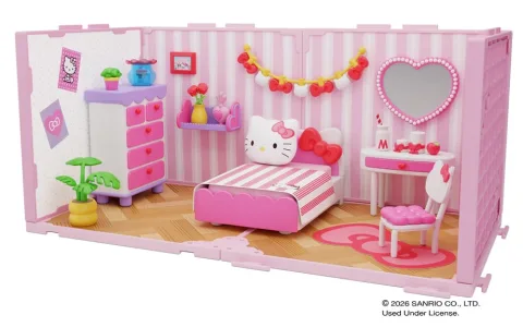 Goliath Sanrio je predstavil sladko kolekcijo dodatkov z igračo figurico Hello Kitty