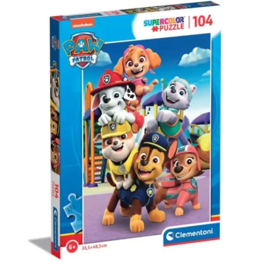 104-delna Supercolor sestavljanka Tačke na patrulji - Clementoni slika 1