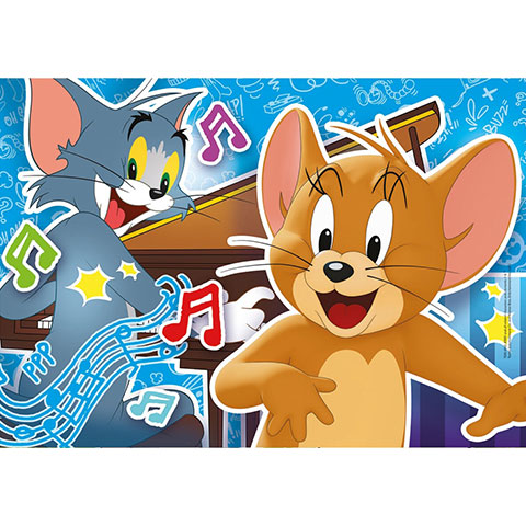 3x48-delna Supercolor sestavljanka 3 v 1 Tom in Jerry - Clementoni ...