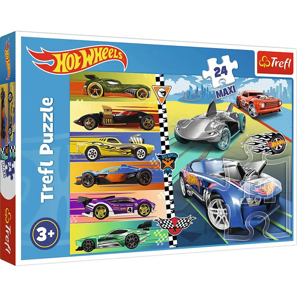 Hitri Hot Wheels avtomobili 24 kosov Maxi puzzle - Trefl nakupovanje v ...
