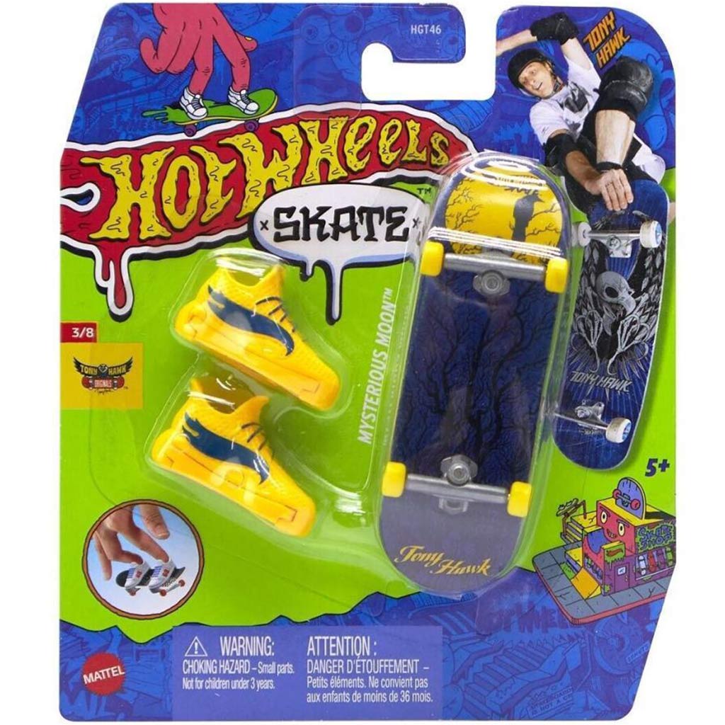 Hot Wheels Skate Multipack De Patineta Y Tenis Tony Hawk | Meses sin