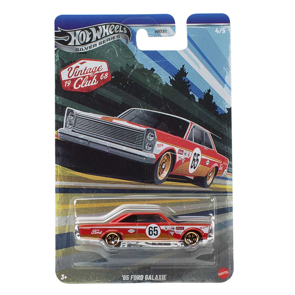 Hot Wheels: Vintage 65 Ford Galaxie avtomobilček 1/64 - Mattel