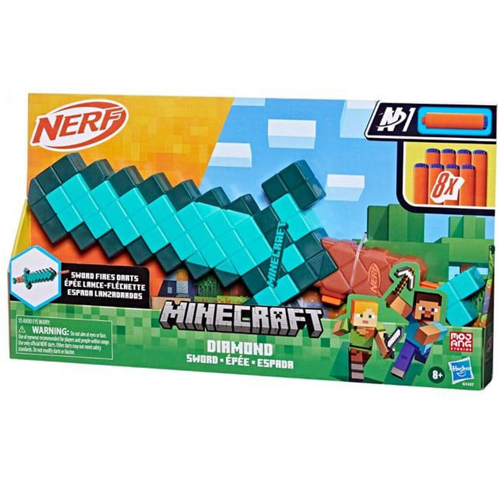 Nerf Minecraft diamantni meč iz pene - Hasbro nakupovanje v IgračeShop