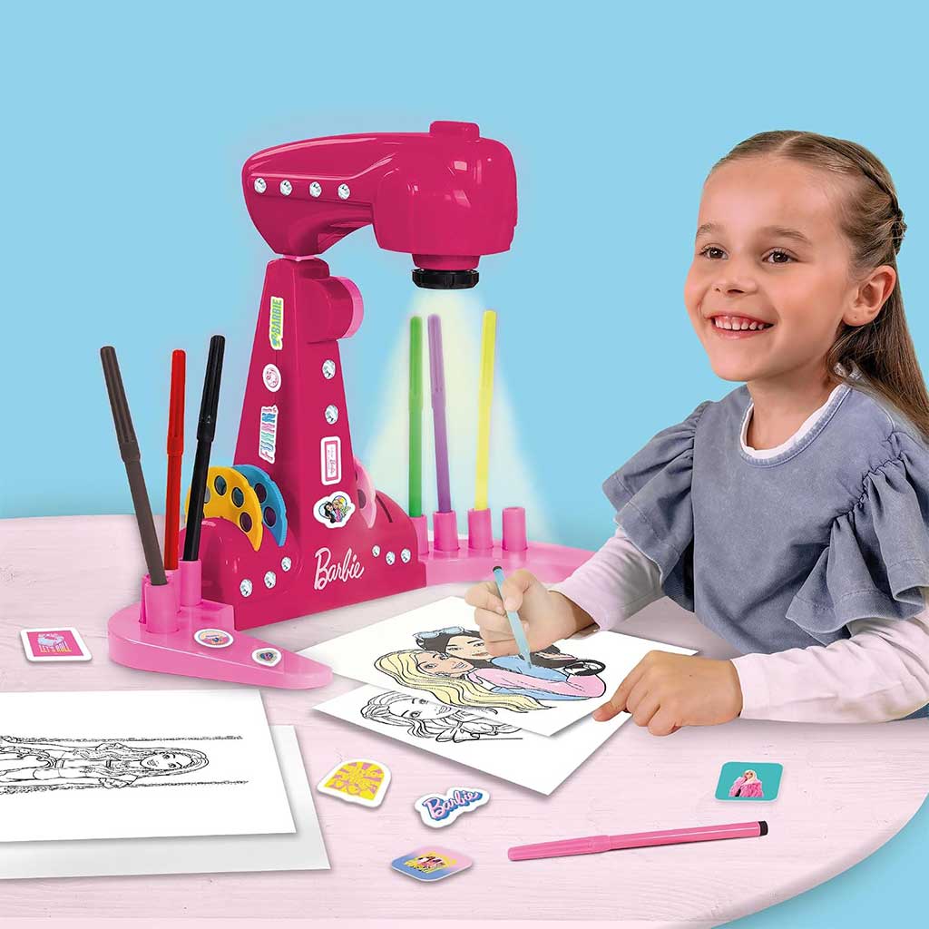 Barbie Projektor barvni set - Lisciani slika 2