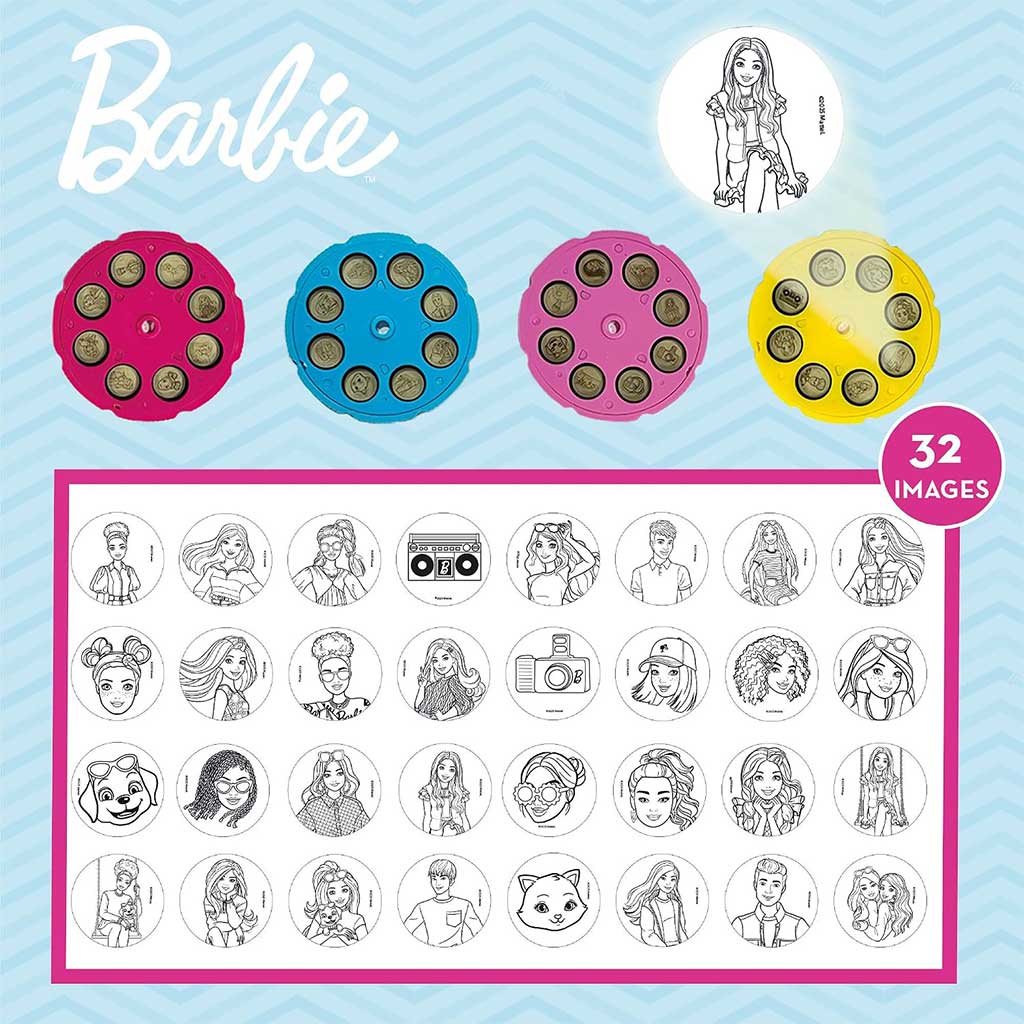 Barbie Projektor barvni set - Lisciani slika 4