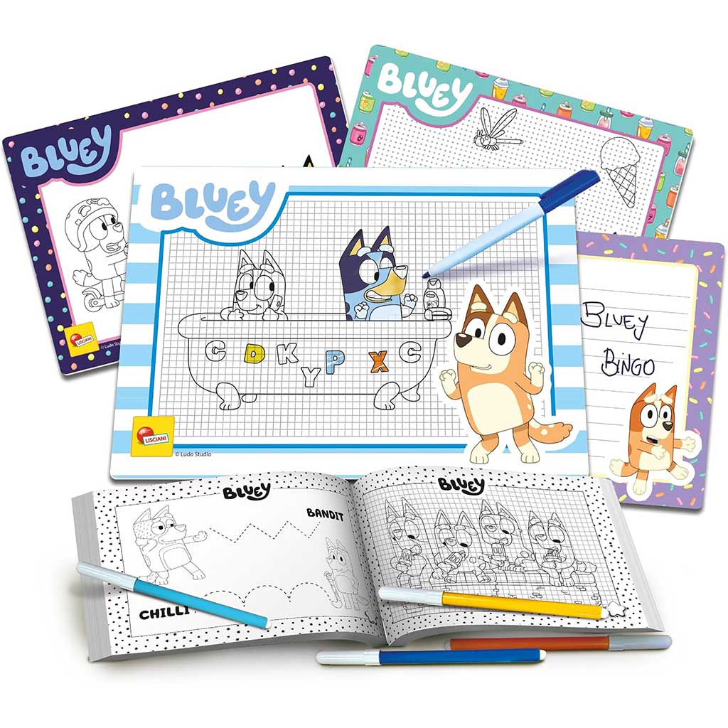 Bluey risarska šola set - Lisciani slika 2