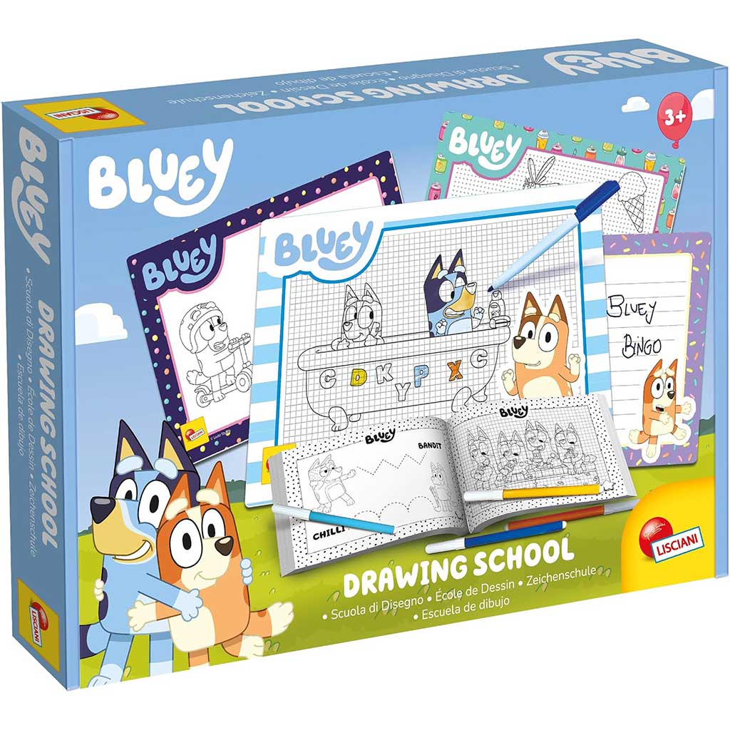 Bluey risarska šola set - Lisciani slika 1