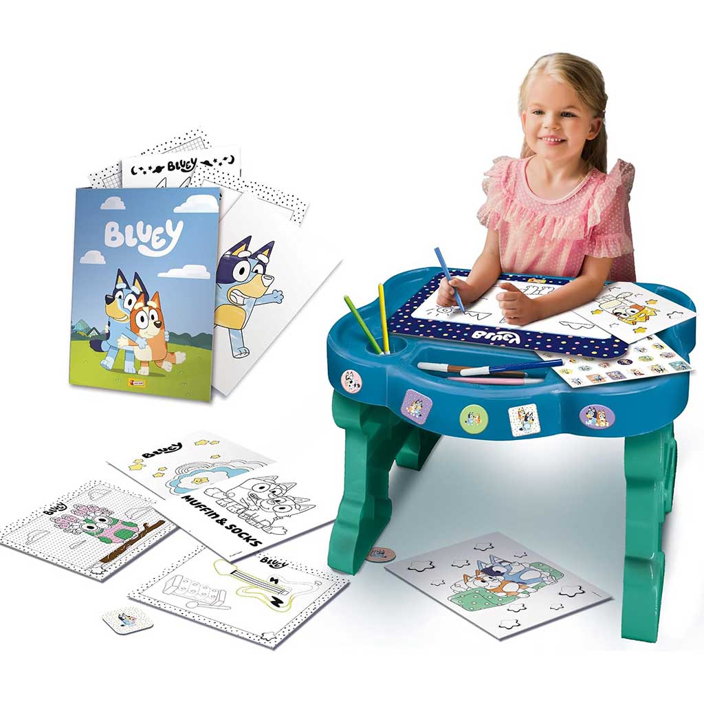 Bluey umetniška miza za risanje - Lisciani slika 2
