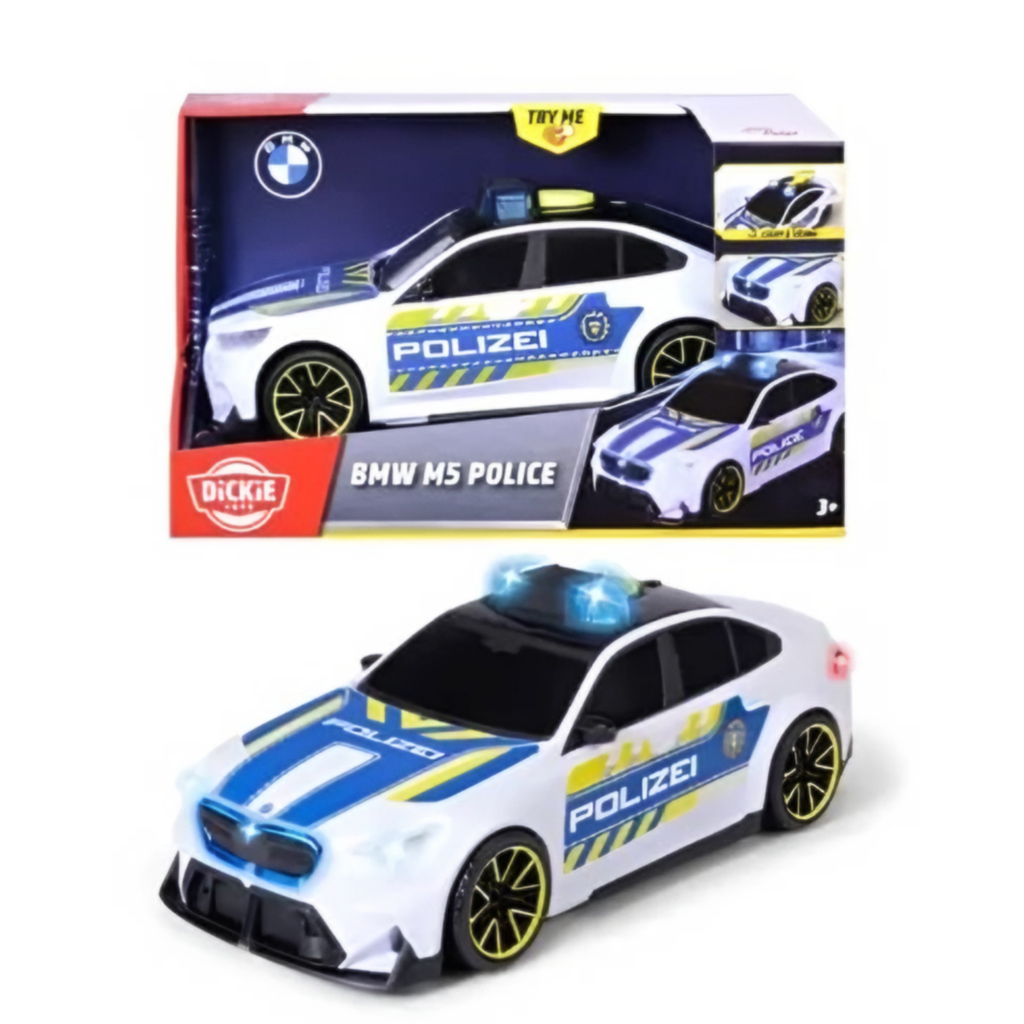 BMW M5 Policijski avto z lučjo in zvokom 25cm - Dickie Toys slika 1