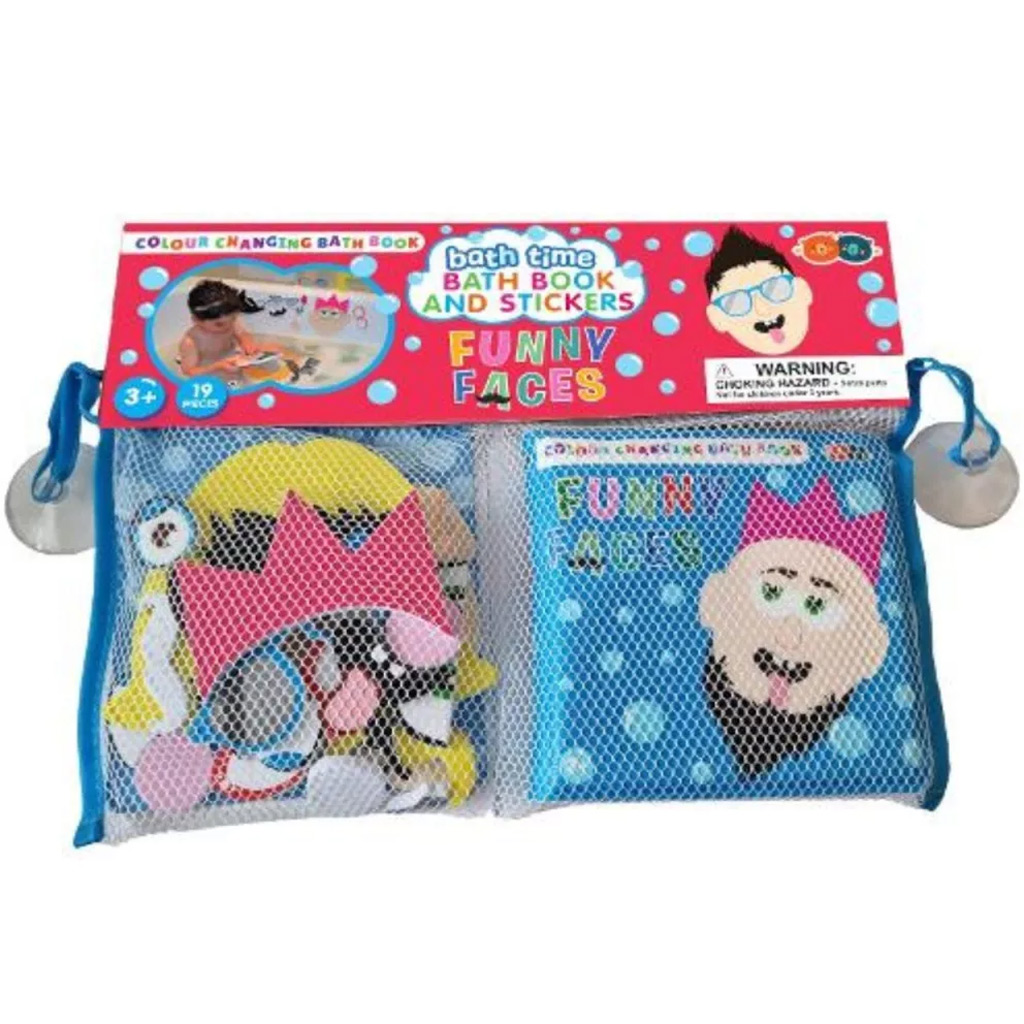Buddy & Barney Barvna kopalna knjiga in nalepke - Smešne obraze slika 1