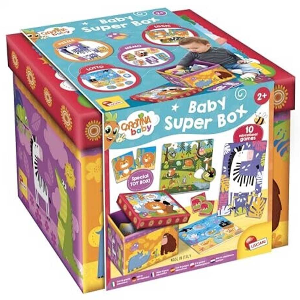 Carotina Baby: Super Box 10 učnih igrač - Lisciani slika 1