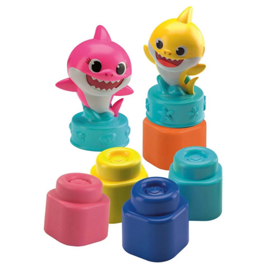 Clemmy Baby Shark 22-delni komplet mehkih gradbenih kock - Clementoni ...