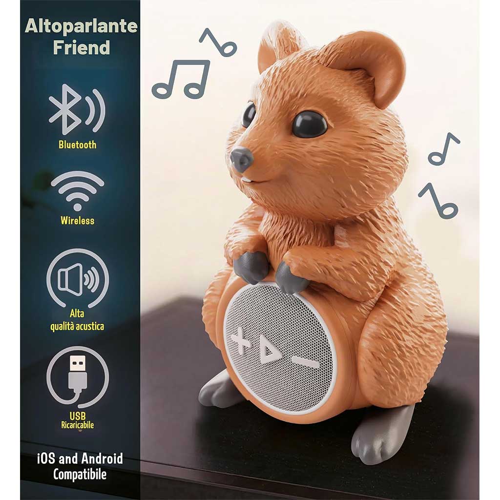 Deževni dnevi Quokka Bluetooth zvočnik - Lisciani slika 3