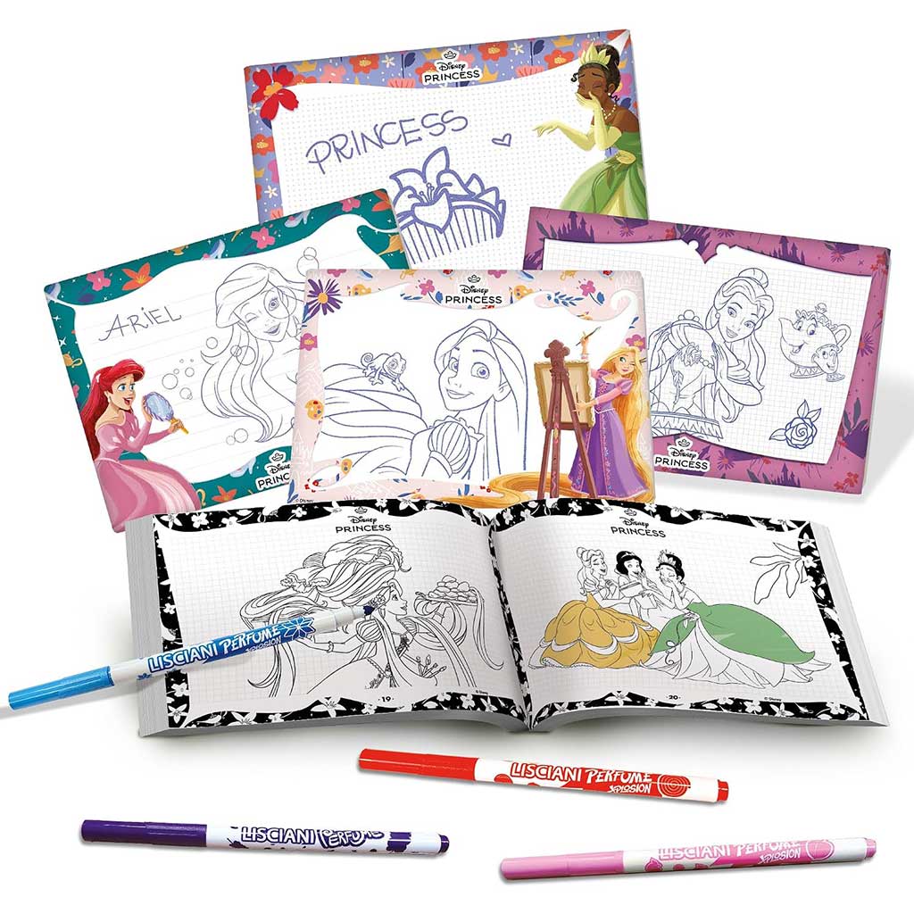 Disney Princeske risarska šola set - Lisciani slika 2