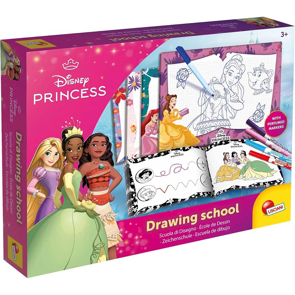 Disney Princeske risarska šola set - Lisciani slika 1