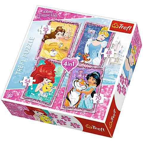 Disney Princess 4 v 1 puzzle - Trefl nakupovanje v IgračeShop