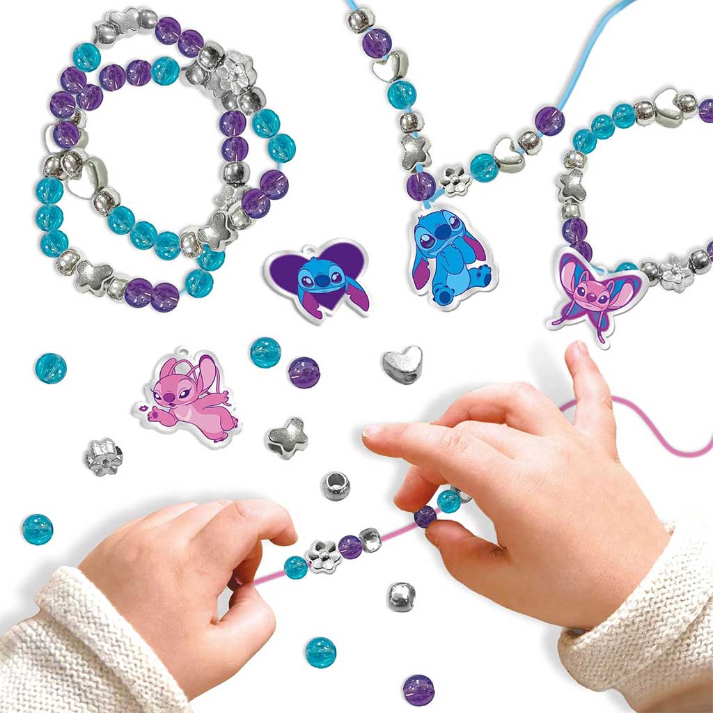 Disney Stitch Škatla za nakit s perlicami za prepletanje - Lisciani slika 4