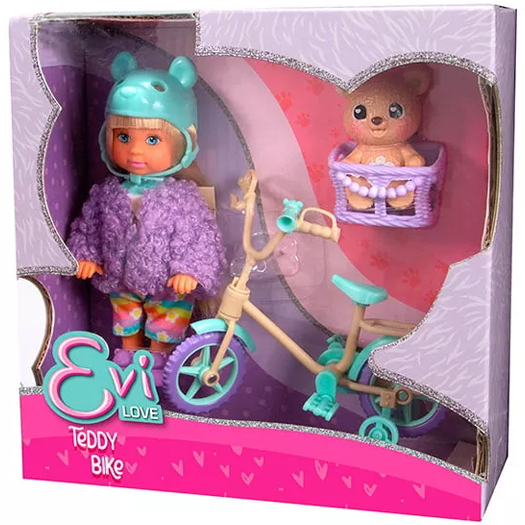 Evi Love: Teddy Bike – Kolesarska igrača - Simba Toys slika 1