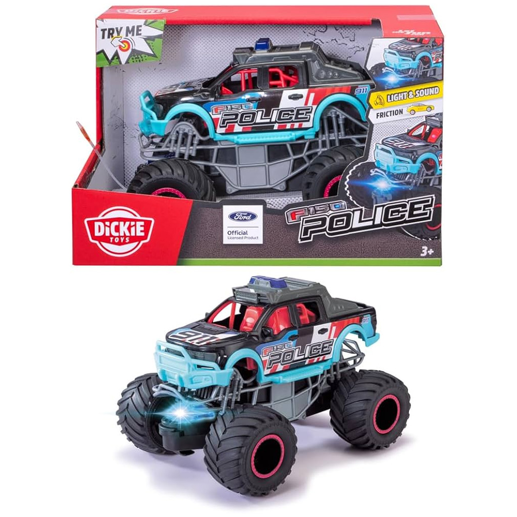 Ford F-150 Policijski avto z lučjo in zvokom - Dickie Toys slika 1