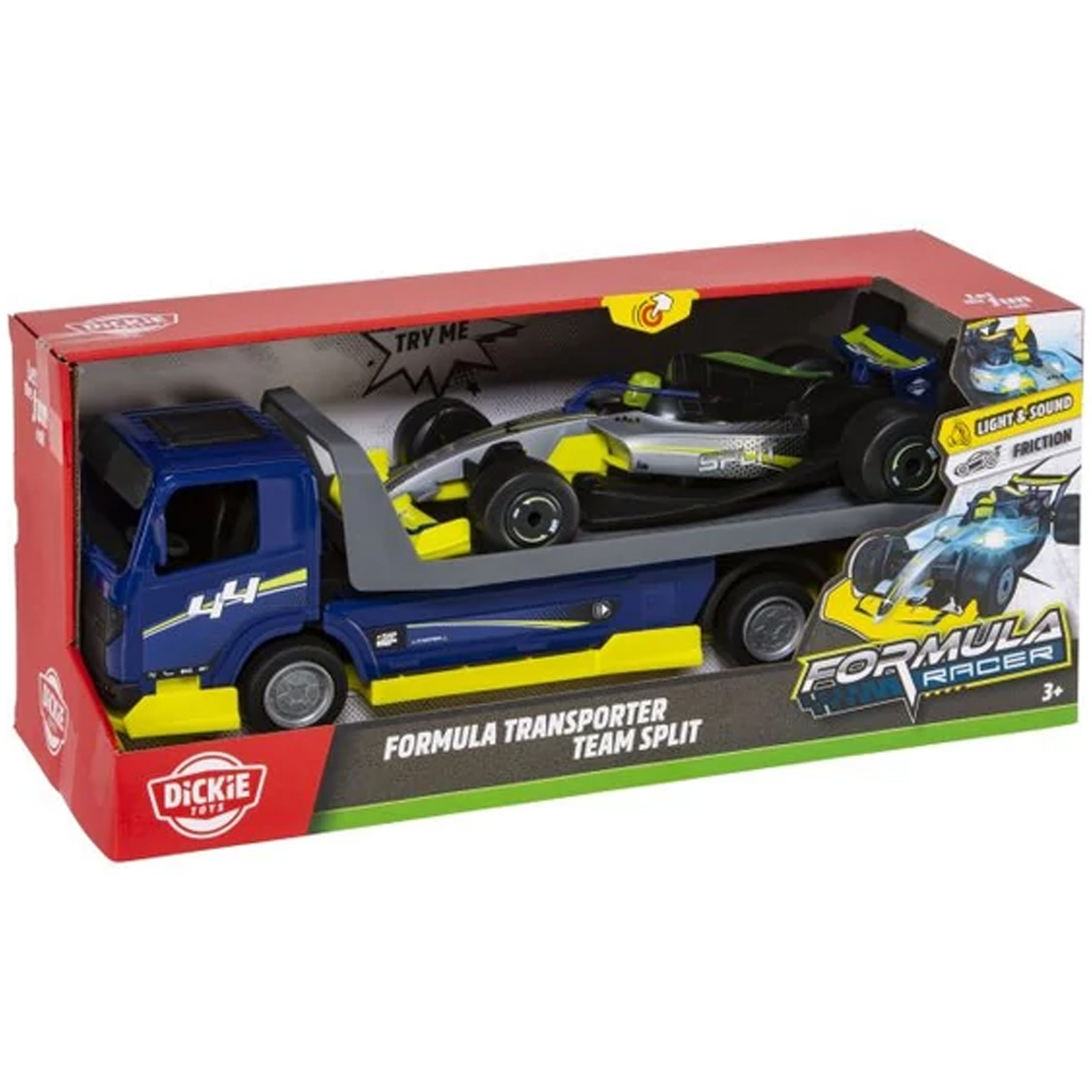 Formula Transporter - Team Split z malim avtom - Simba Toys slika 1