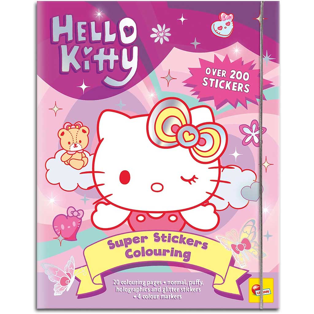 Hello Kitty Barvna knjiga s nalepkami - Lisciani slika 1
