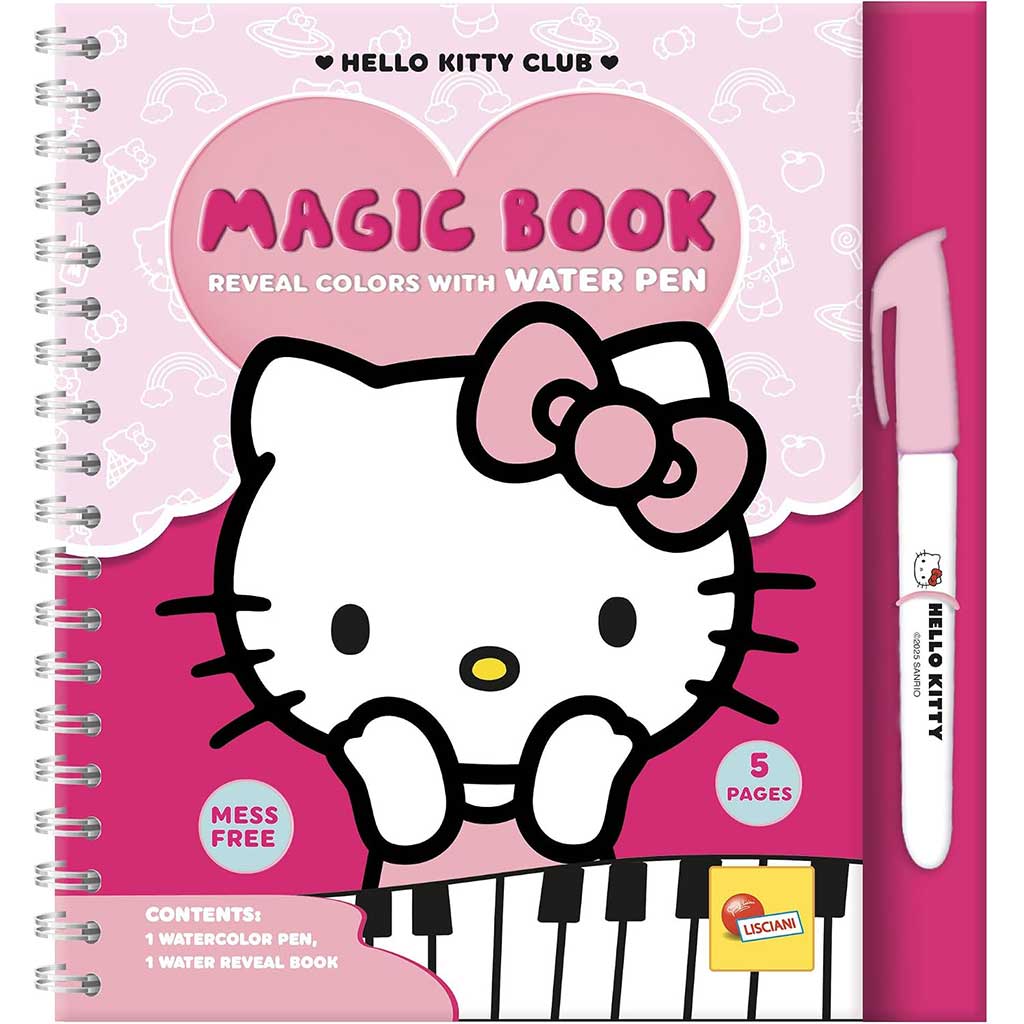 Hello Kitty Čarobna knjiga za risanje z vodo - Lisciani slika 1