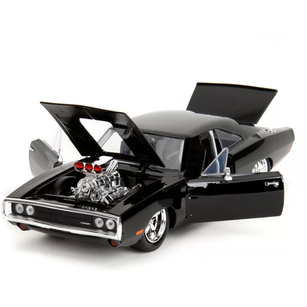 Hitri in mrtvi: 1970 Dodge Charger s kompresorjem kovinski avtomobilski model 1/24 - Jada Toys slika 4
