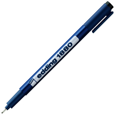 Edding Drawliner, confezione da 10 pezzi 0,8 millimetri nero1