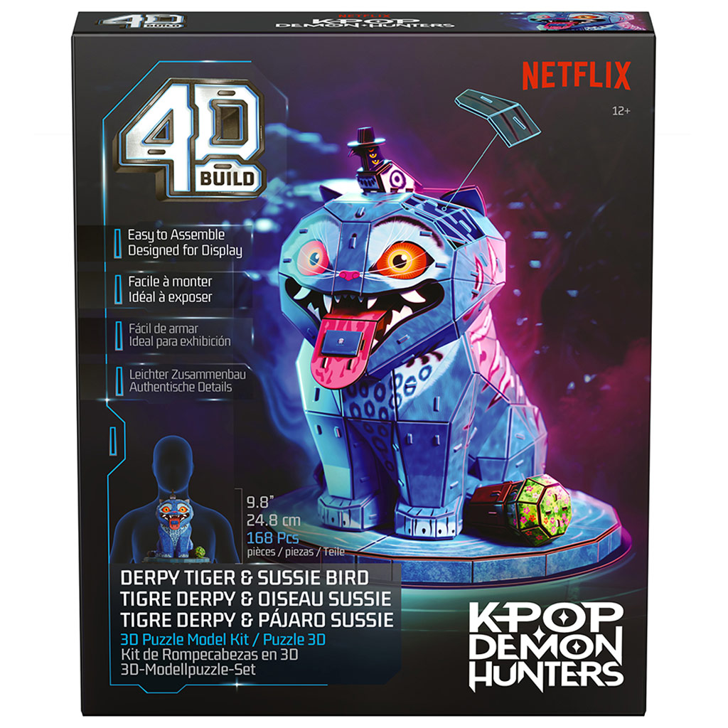 K-Pop Demon Hunterji – Derpy tiger in Sussie ptica 4D puzzle - Spin Master slika 7
