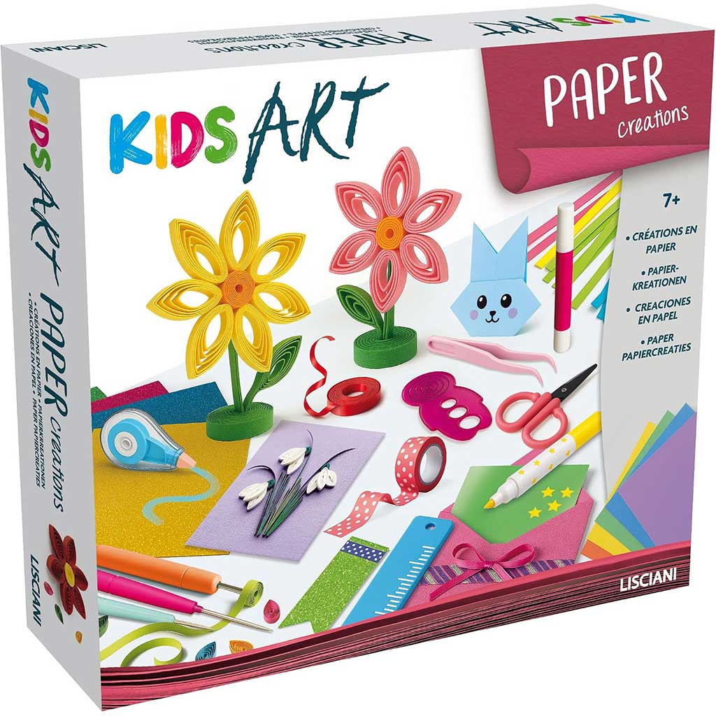 Kids Art: Barvni papirnati ustvarjalni set - Lisciani slika 1